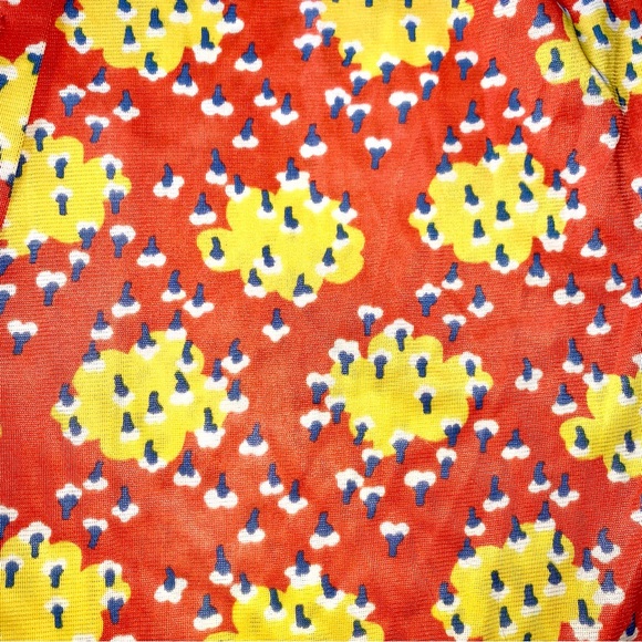 f u n k y :: True Vintage Mod Unique Floral Buttoned Shirt Dress - Picture 12 of 15